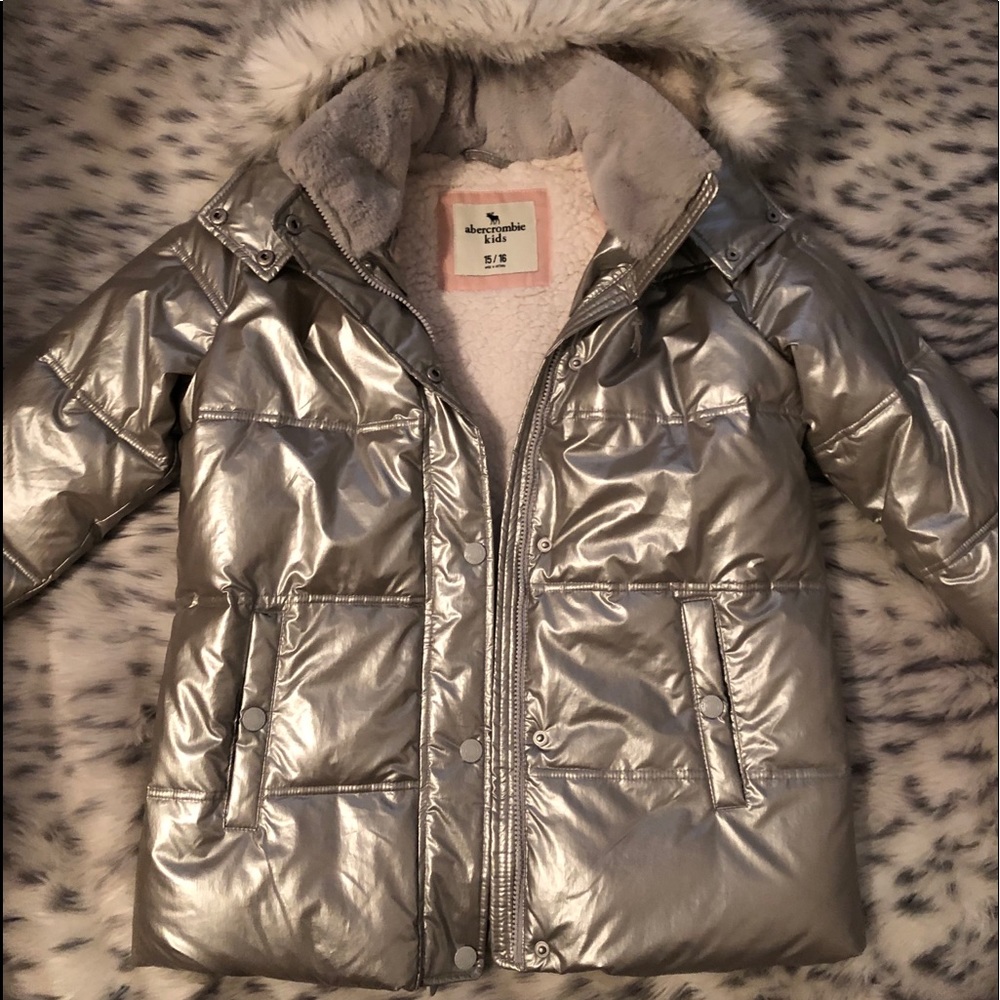 Metallic Abercrombie Coat